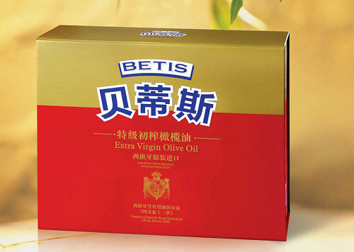 靖江东琪商贸特供橄榄油红罐礼盒装（1L*2） 